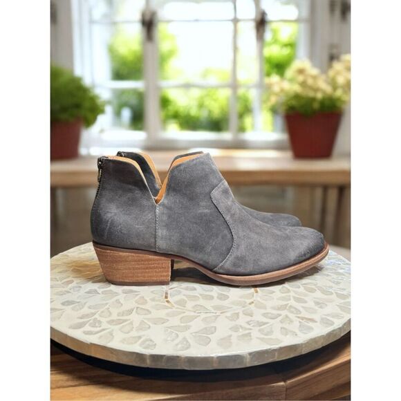 Kork-Ease $195 Skye Bootie Distressed Suede Leather Ankle Boots Women’s 9.5 NEW - Picture 5 of 12